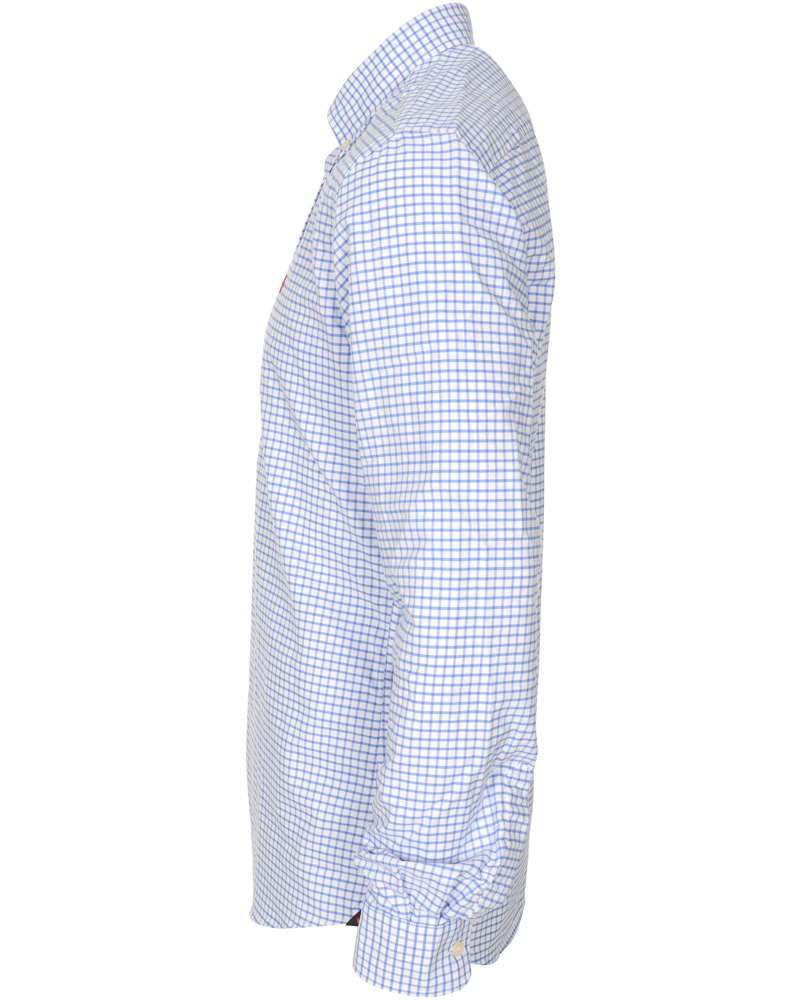 Homme | Chemises | Morris | Douglas Check Oxford Shirt Light Blue