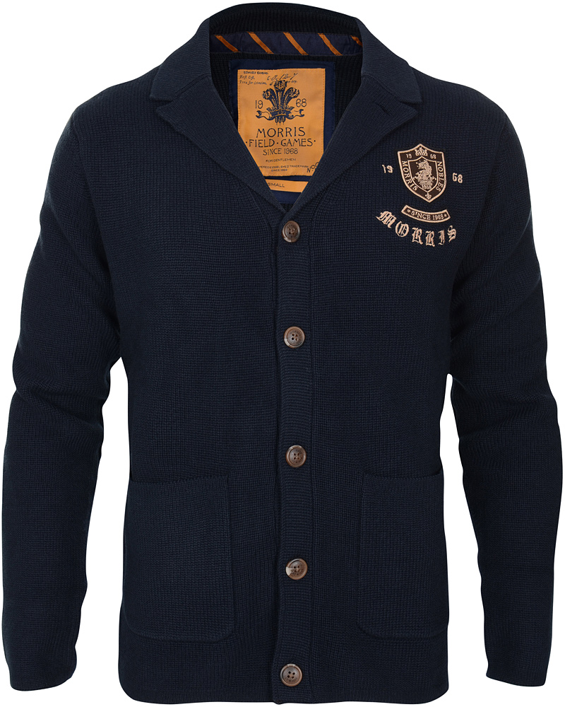 Homme | Pulls Et Tricots | Morris | Kinsley Knitted Blazer Navy