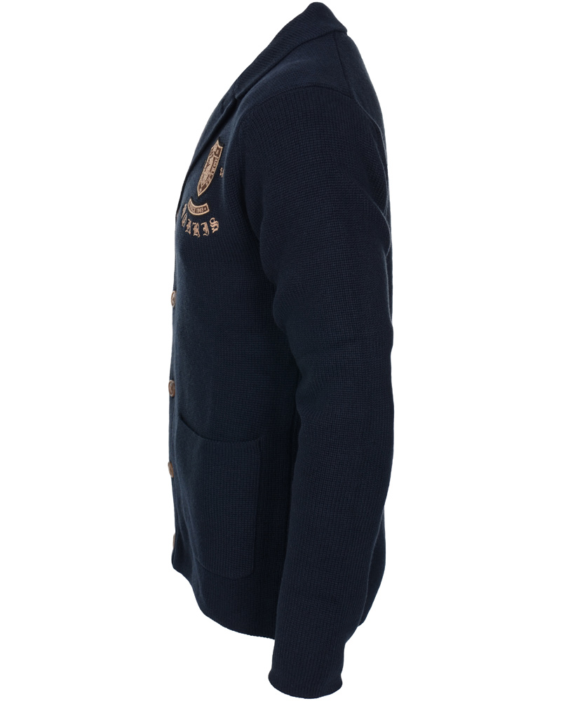 Homme | Pulls Et Tricots | Morris | Kinsley Knitted Blazer Navy