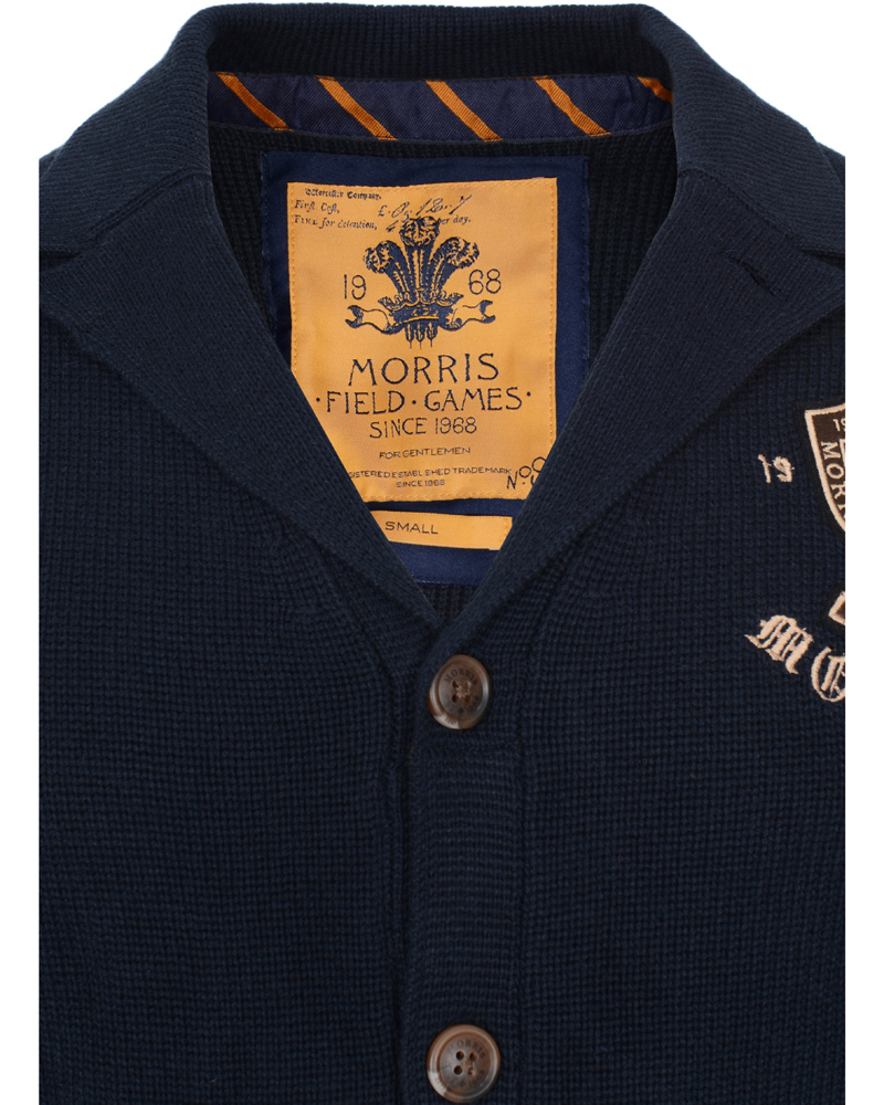 Homme | Pulls Et Tricots | Morris | Kinsley Knitted Blazer Navy