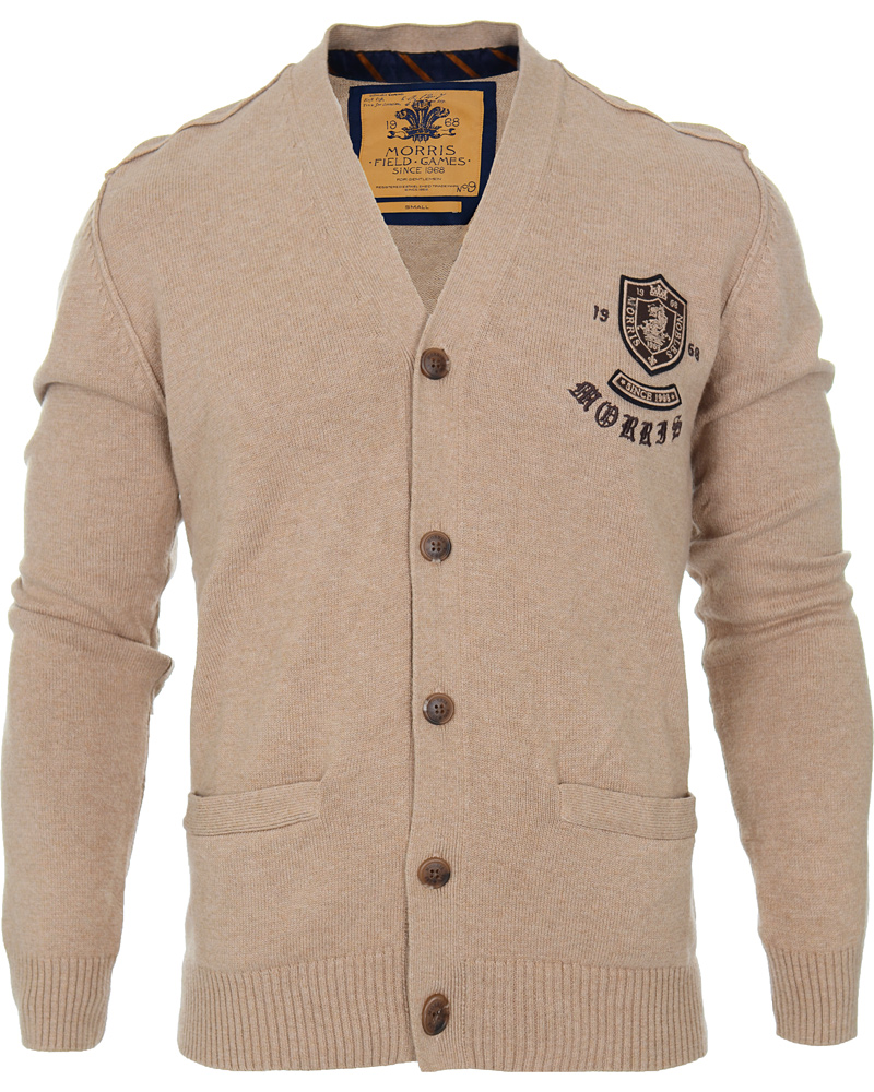 Homme | Pulls Et Tricots | Morris | Bertie Cardigan Camel