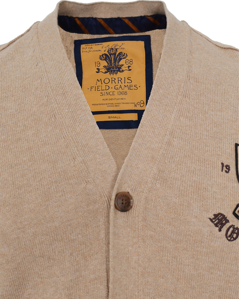 Homme | Pulls Et Tricots | Morris | Bertie Cardigan Camel