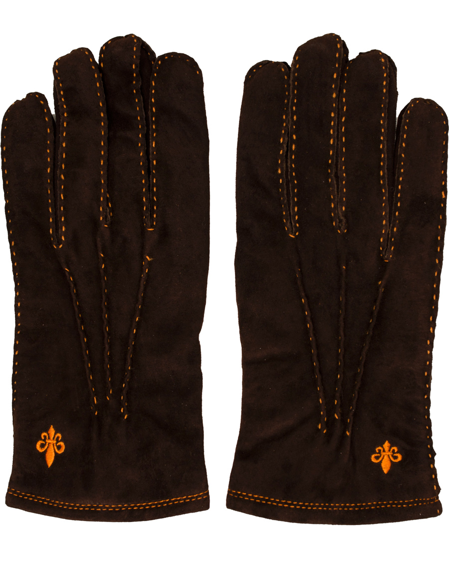 Homme | Morris Suede Gloves Brown | Morris | Suede Gloves Brown