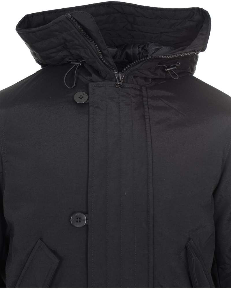 Homme | Manteaux Et Vestes | Filippa K | Nylon Oxford Parka Black