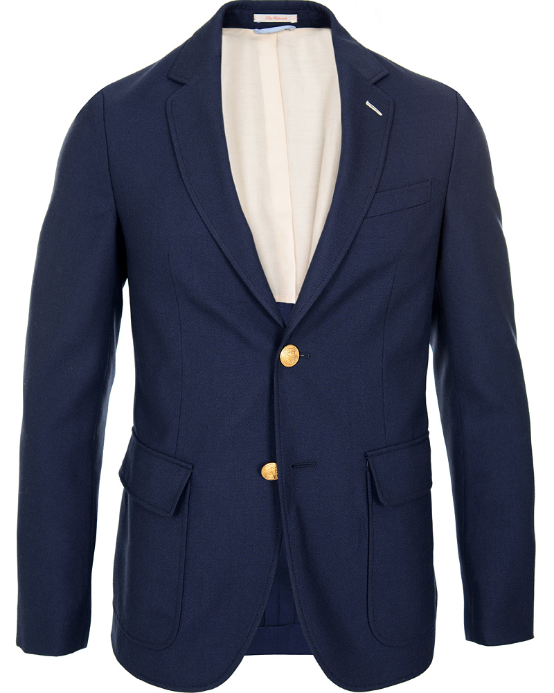 Homme | Blazers | GANT Rugger | The Hopsack Jacket Navy