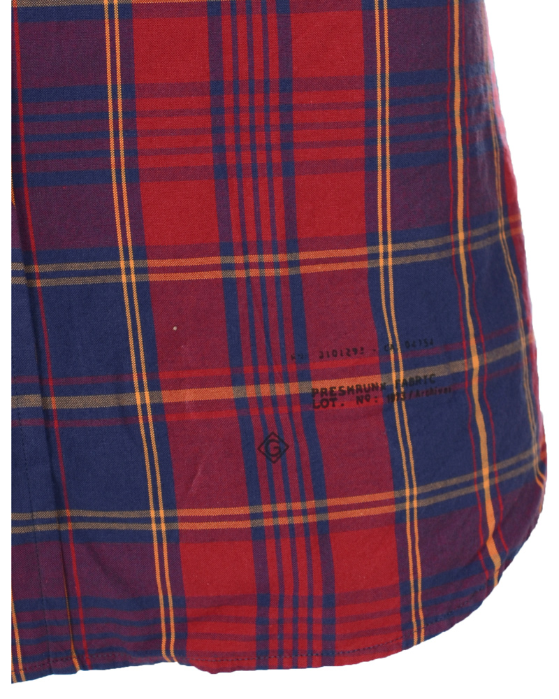 Homme | Chemises | GANT Rugger | Dreamy Oxford Check Shirt Maroon Red