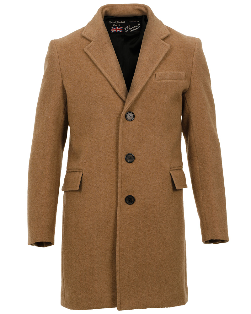 Homme | Manteaux Et Vestes | Gloverall | Chesterfield Coat Tan