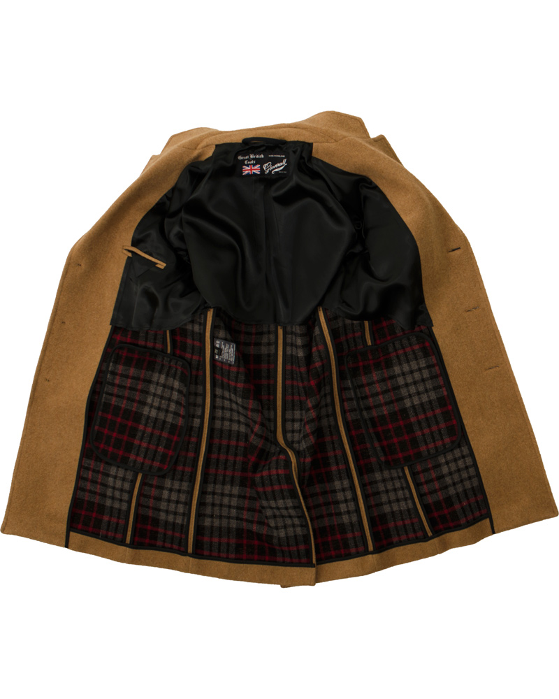 Homme | Manteaux Et Vestes | Gloverall | Chesterfield Coat Tan