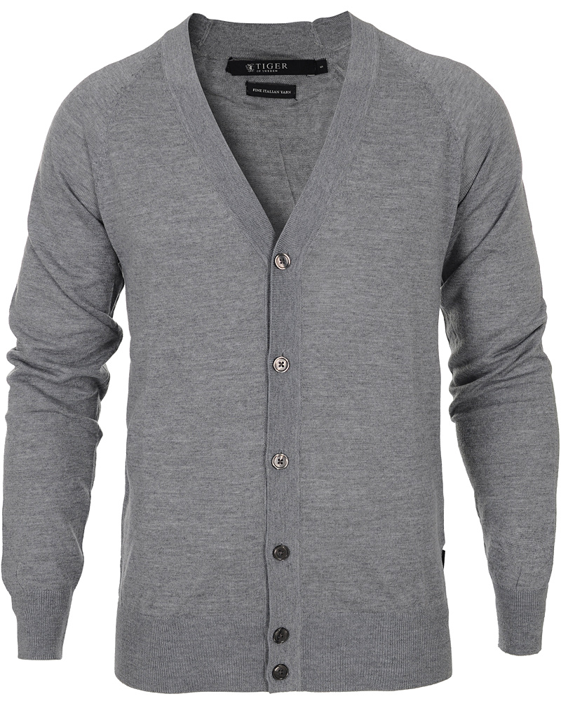 Homme | Pulls Et Tricots | Tiger of Sweden | Reeves Cardigan Light Grey