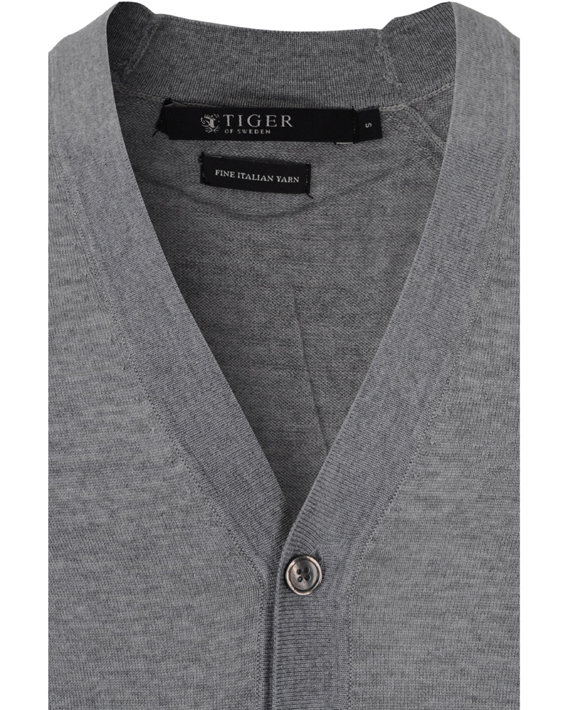 Homme | Pulls Et Tricots | Tiger of Sweden | Reeves Cardigan Light Grey
