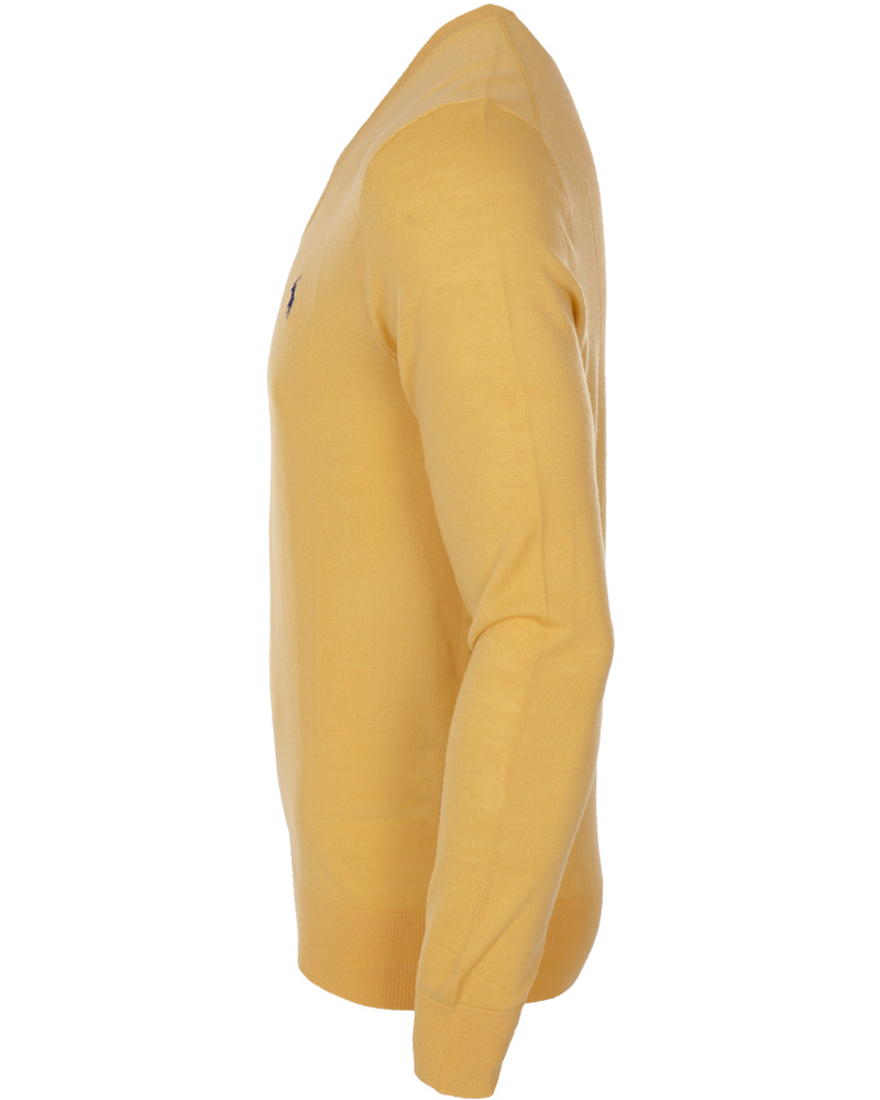 Homme | Pulls Et Tricots | Polo Ralph Lauren | Merino V-Neck Morgan Yellow