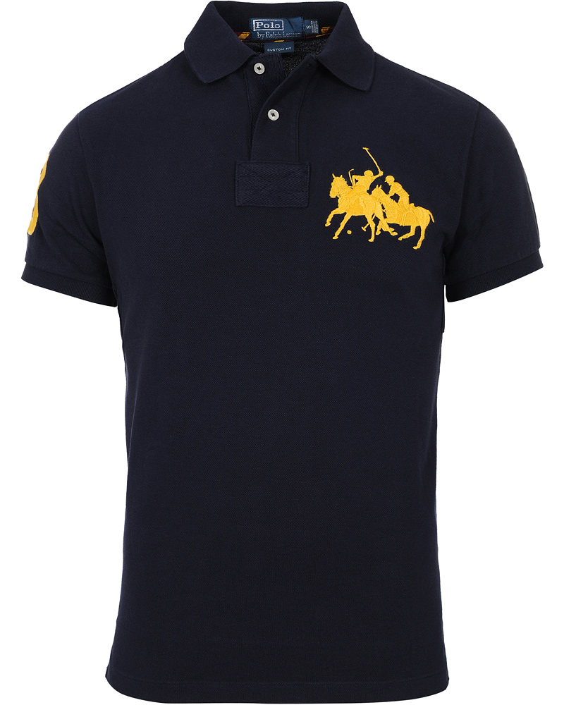 Homme | Polos | Polo Ralph Lauren | Custom Fit Dual Match Polo Navy