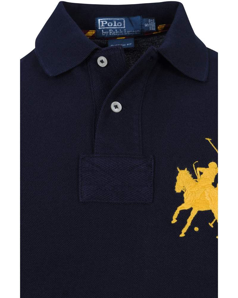 Homme | Polos | Polo Ralph Lauren | Custom Fit Dual Match Polo Navy