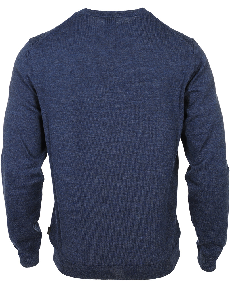 Heren | Truien | BOSS BLACK | BOSS Batisse-B Pullover Open Blue