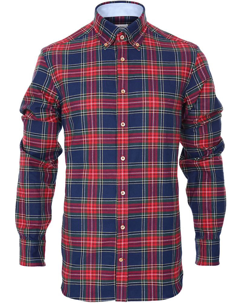 Homme | Chemises | Stenströms | Skjorta Sport Flanell Red