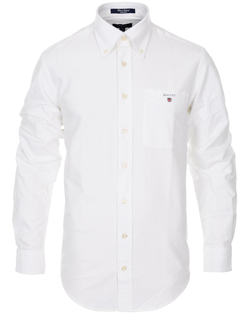 Heren | Overhemden | GANT | Classic Oxford Regular Fit Shirt White