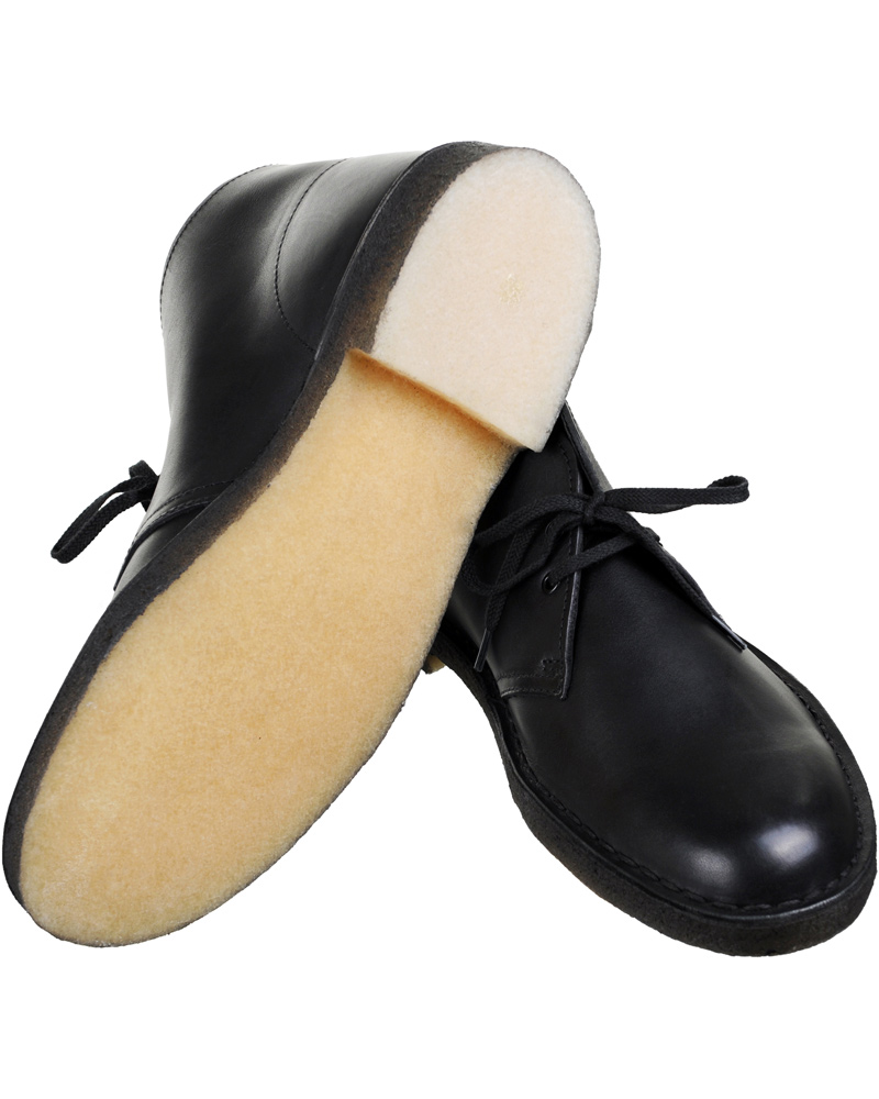 Homme | Clarks Originals Desert Boot Black Leather | Clarks Originals | Desert Boot Black Leather