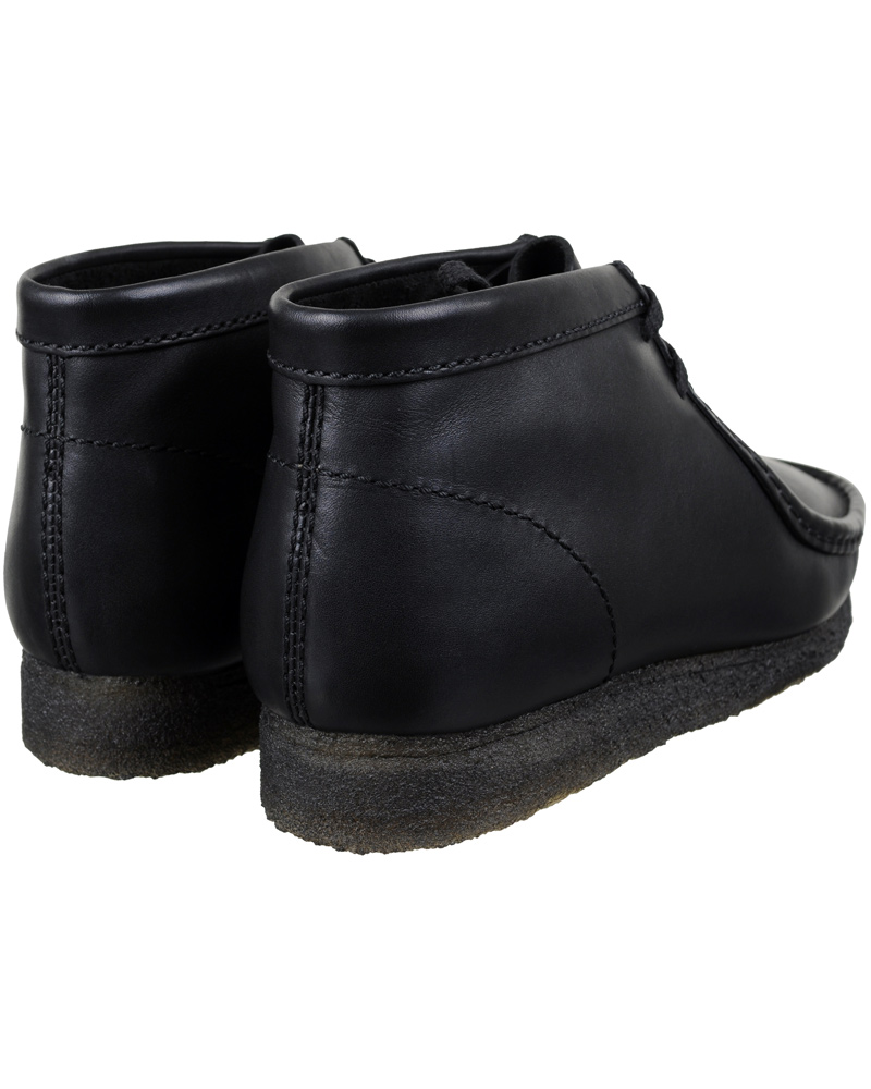 Homme | Clarks Originals Wallabee Boot Black Leather | Clarks Originals | Wallabee Boot Black Leather