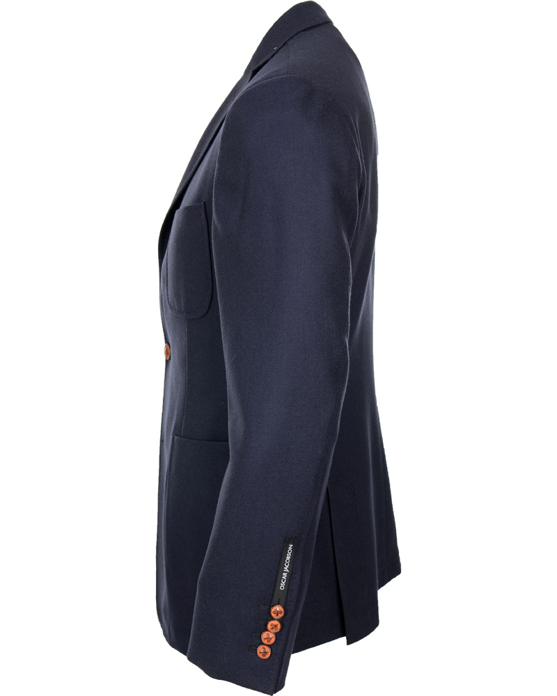 Homme | Blazers | Oscar Jacobson | Frick Angelico Wool Jacket Navy