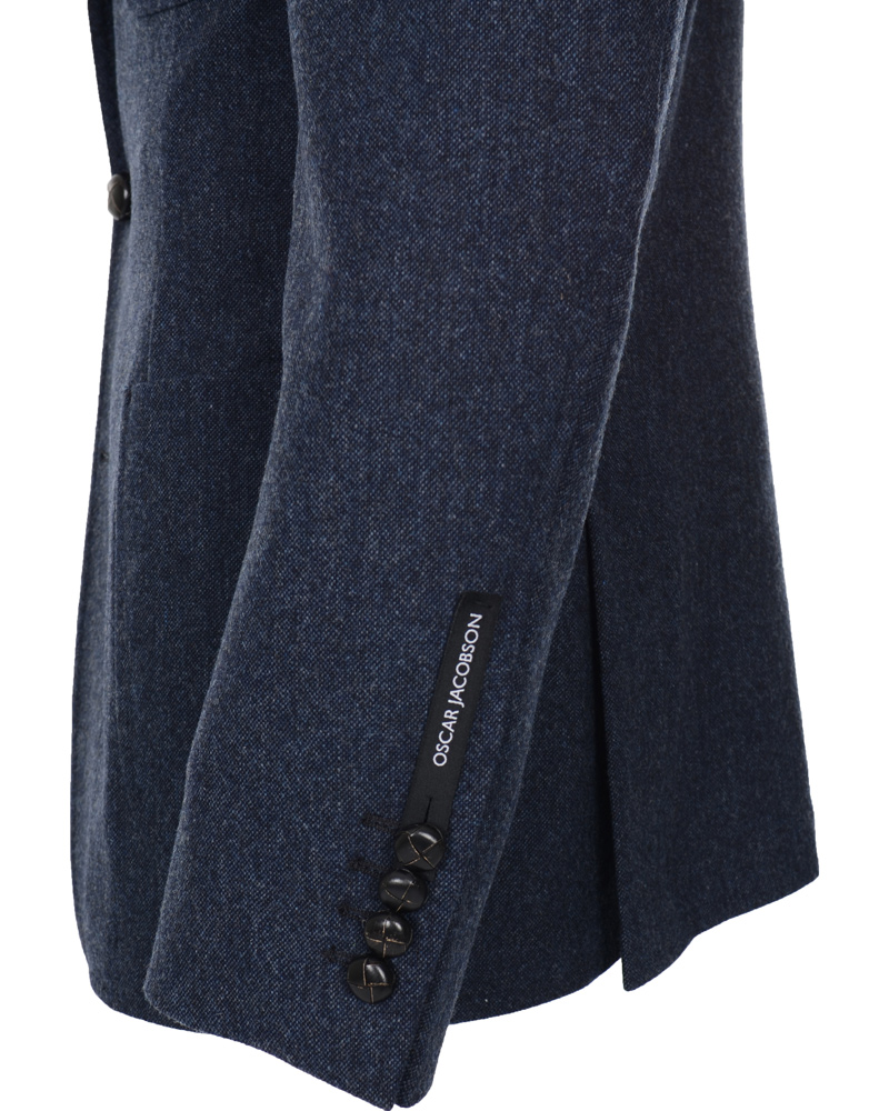 Homme | Blazers | Oscar Jacobson | Frick Tweed Jacket Navy