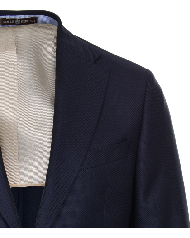 Homme | Blazers | Morris Heritage | Edward Mesh Club Blazer Navy 50