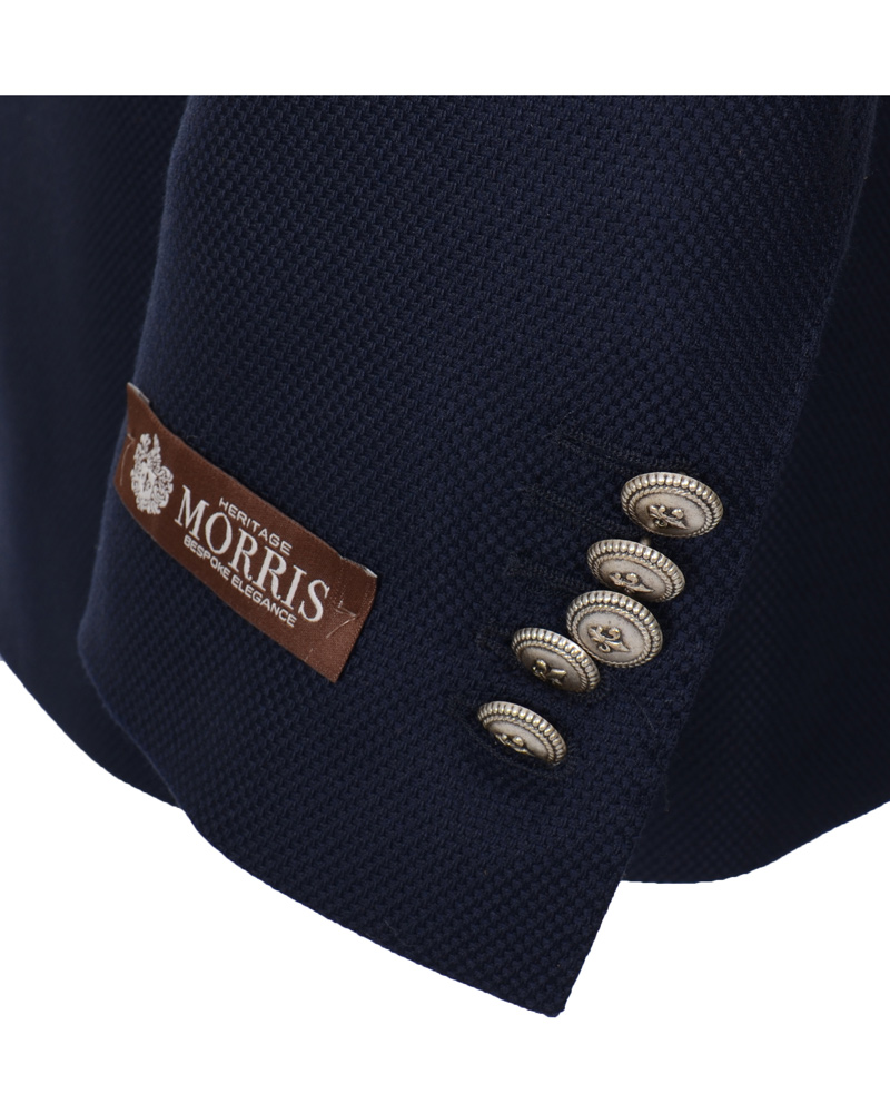 Homme | Blazers | Morris Heritage | Edward Mesh Club Blazer Navy 50