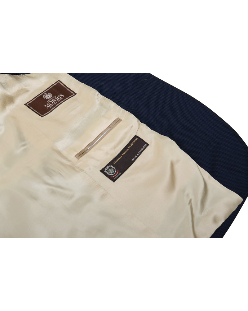 Homme | Blazers | Morris Heritage | Edward Mesh Club Blazer Navy 50