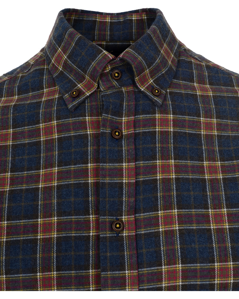 Homme | Chemises | Oscar of Sweden | Slim Fit Skjorta Flanell Red