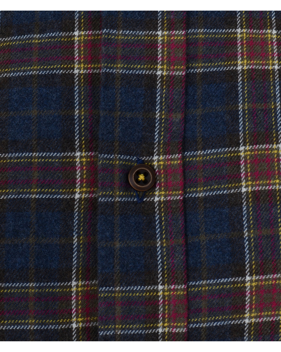 Homme | Chemises | Oscar of Sweden | Slim Fit Skjorta Flanell Red