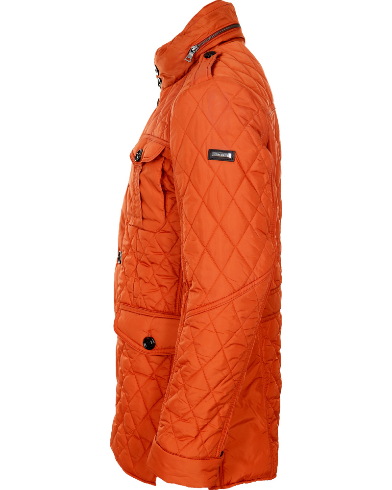 Heren | Jassen | Hackett | Holborn Quilted Jacket Rust