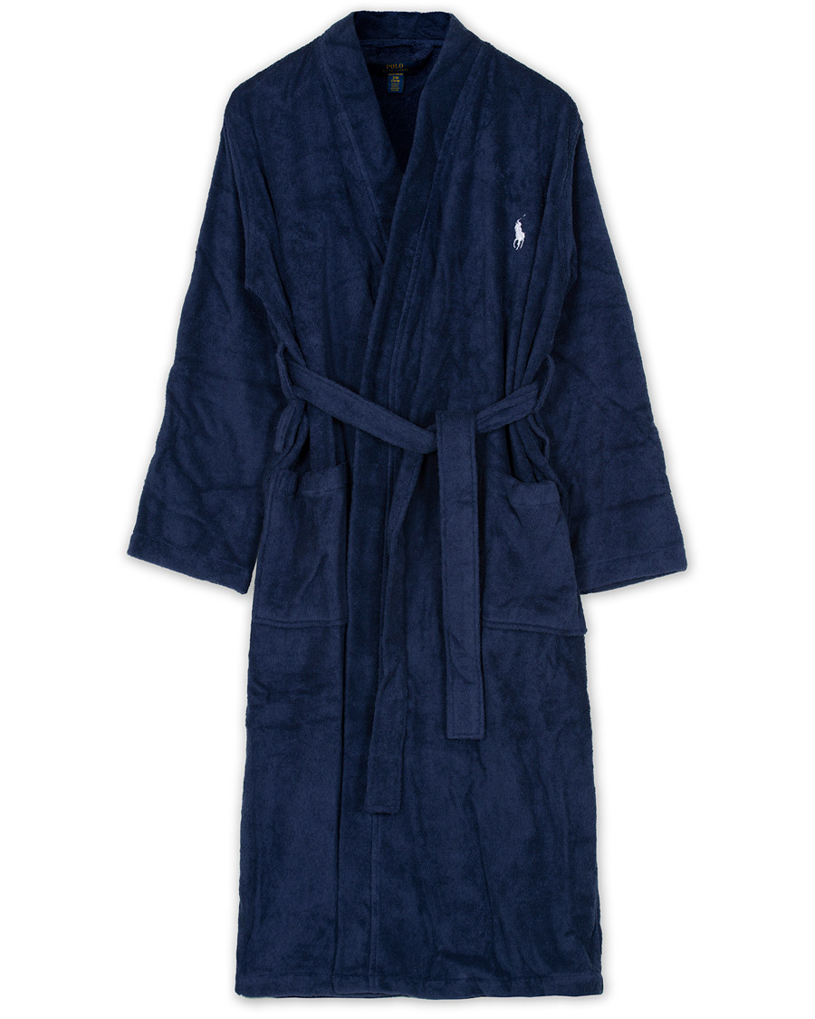 Heren | Pyjama's en gewaden | Polo Ralph Lauren | Light Terry Kimono Robe Cruise Navy