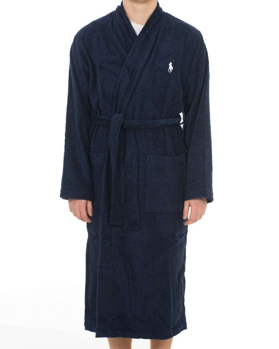 Heren | Pyjama's en gewaden | Polo Ralph Lauren | Light Terry Kimono Robe Cruise Navy