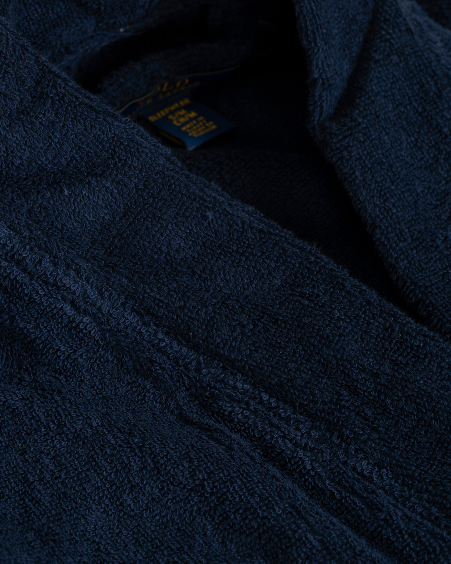 Heren | Pyjama's en gewaden | Polo Ralph Lauren | Light Terry Kimono Robe Cruise Navy