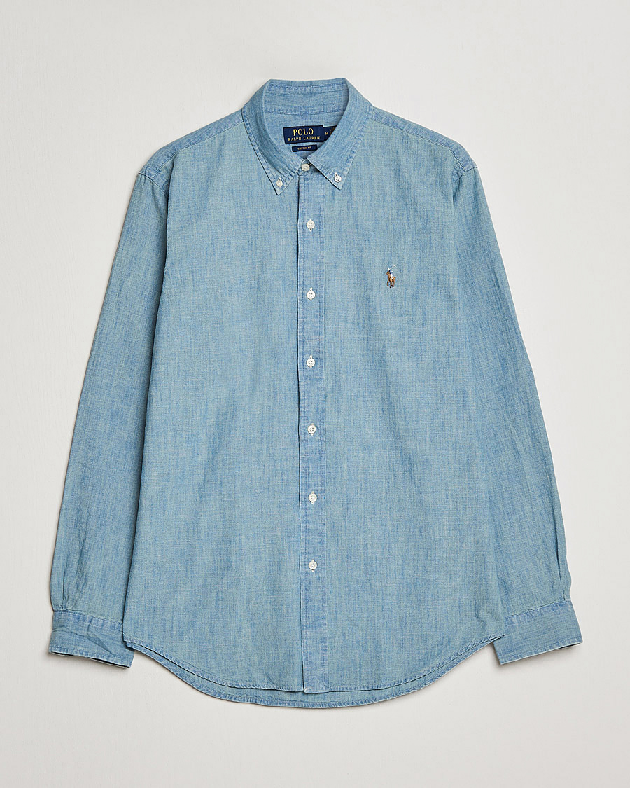 Homme | Chemises | Polo Ralph Lauren | Custom Fit Shirt Chambray Washed