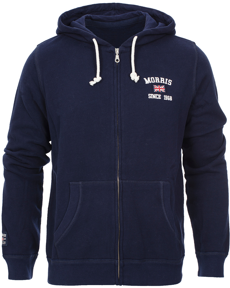 Homme | Pulls Et Tricots | Morris | Yale Zip-Hood Navy