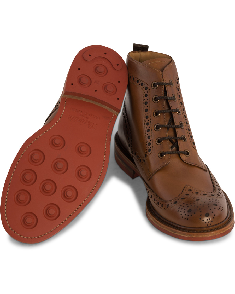 Homme | Loake 1880 Wharfdale Boot Brown Burnished Calf | Loake 1880 | Wharfdale Boot Brown Burnished Calf