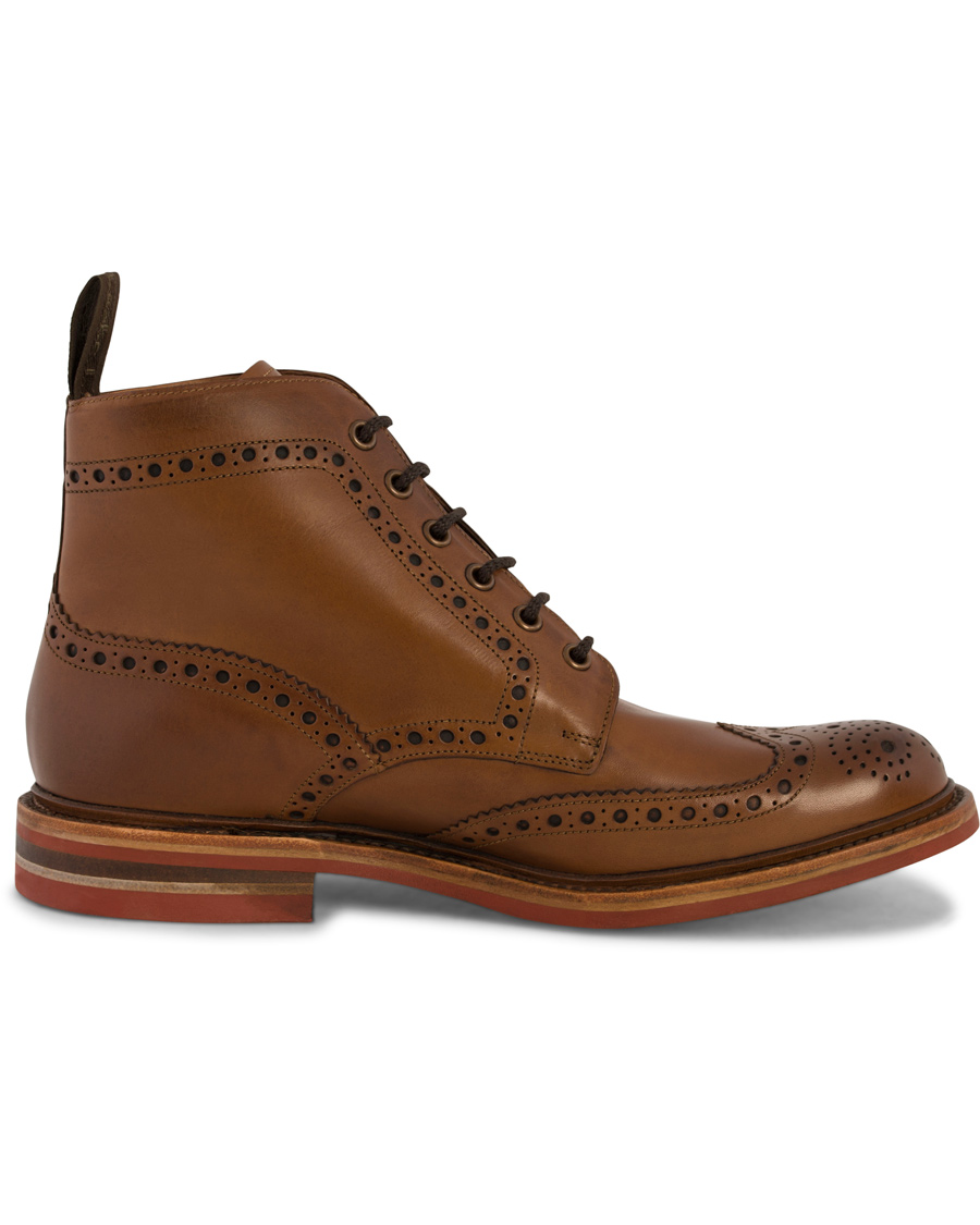 Homme | Loake 1880 Wharfdale Boot Brown Burnished Calf | Loake 1880 | Wharfdale Boot Brown Burnished Calf