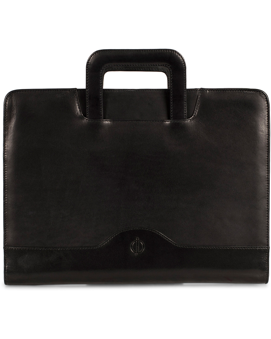 Homme | Oscar Jacobson Leather Breifcase 13'' Laptop Black | Oscar Jacobson | Leather Breifcase 13'' Laptop Black