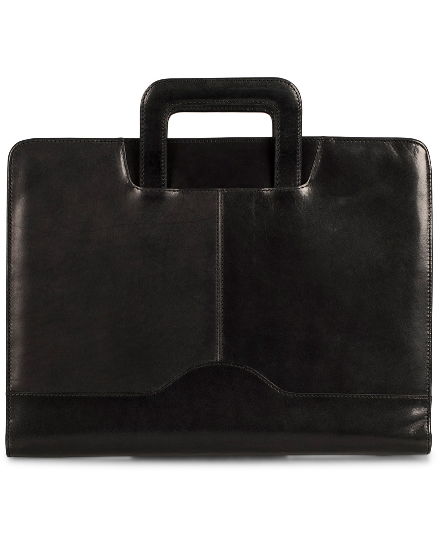 Homme | Oscar Jacobson Leather Breifcase 13'' Laptop Black | Oscar Jacobson | Leather Breifcase 13'' Laptop Black