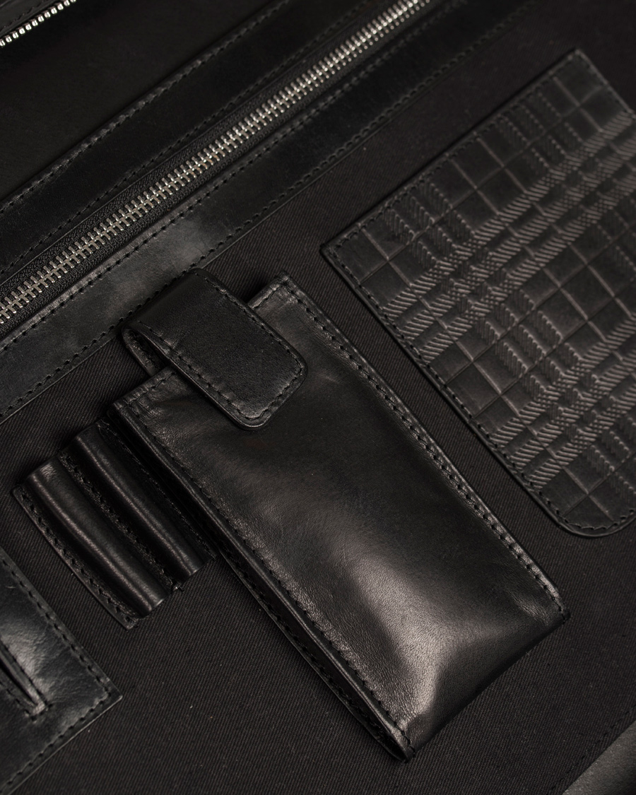 Homme | Oscar Jacobson Leather Breifcase 13'' Laptop Black | Oscar Jacobson | Leather Breifcase 13'' Laptop Black
