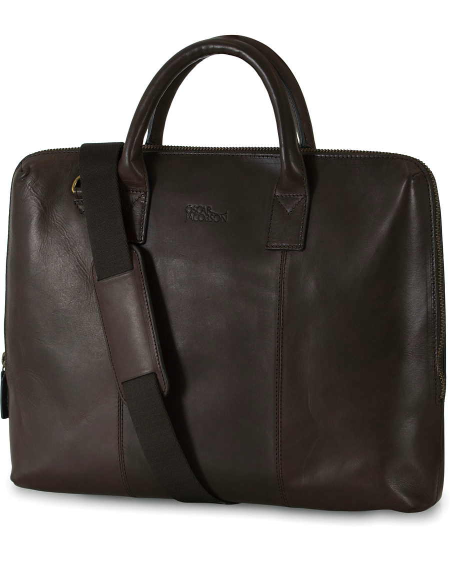 Homme | Oscar Jacobson Briefcase 13'' Laptop Dark Brown | Oscar Jacobson | Briefcase 13'' Laptop Dark Brown
