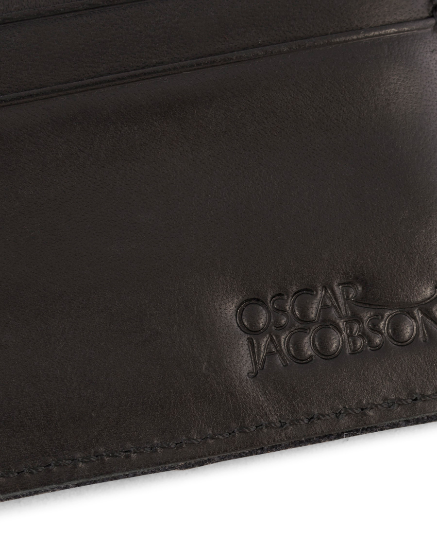Homme | Oscar Jacobson Leather Wallet Black | Oscar Jacobson | Leather Wallet Black