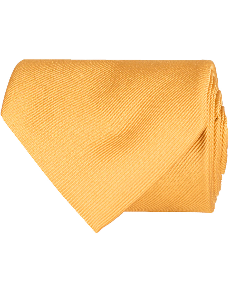 Homme | Amanda Christensen Plain Classic Tie 8 cm Gold | Amanda Christensen | Plain Classic Tie 8 cm Gold