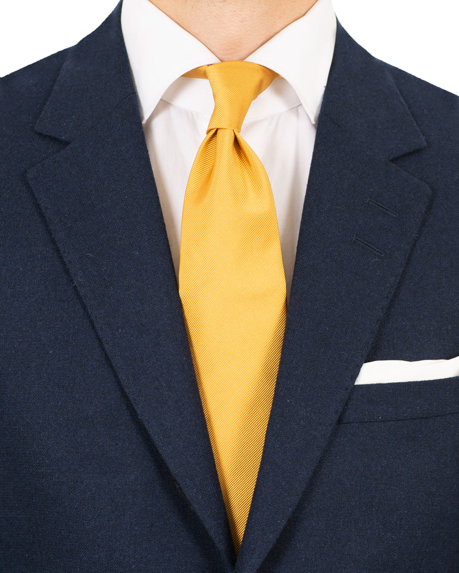 Homme | Amanda Christensen Plain Classic Tie 8 cm Gold | Amanda Christensen | Plain Classic Tie 8 cm Gold