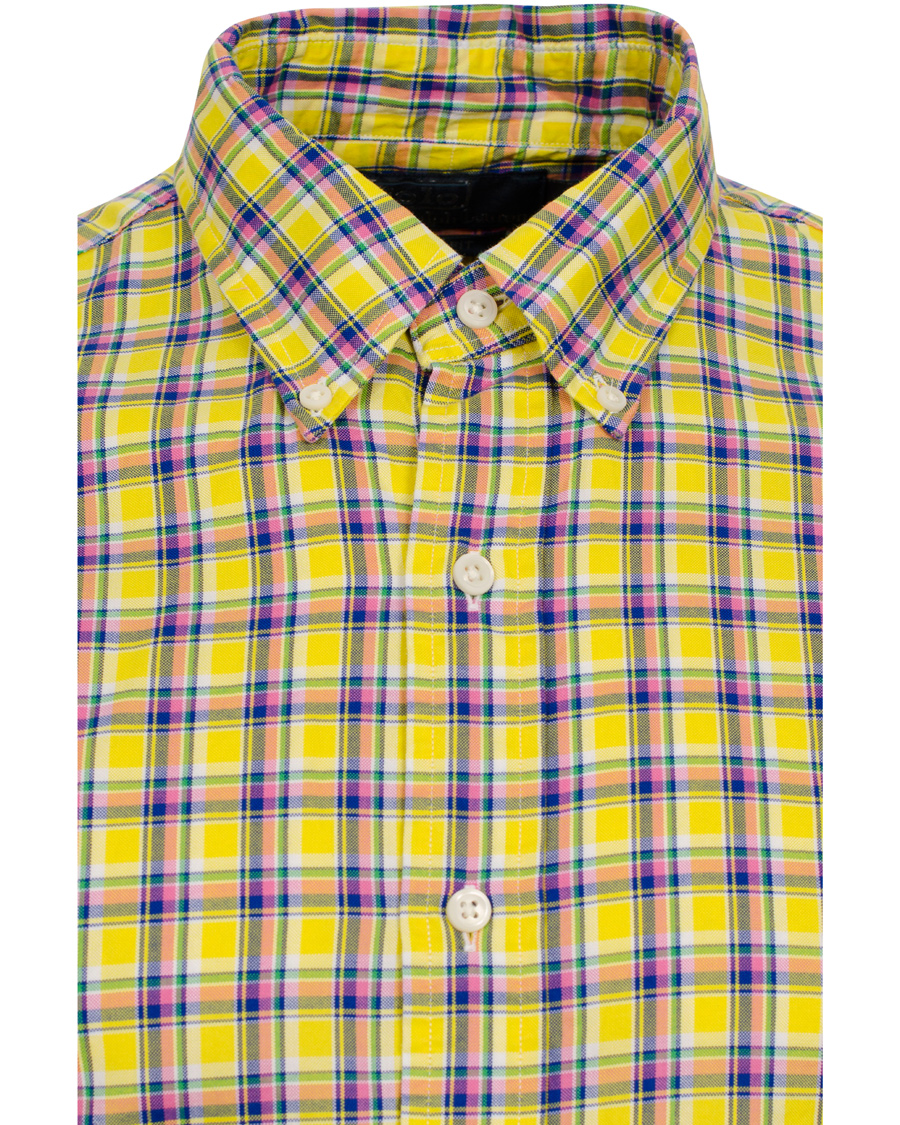 Homme | Chemises | Polo Ralph Lauren | Slim Fit Oxford Shirt Yellow/Royal