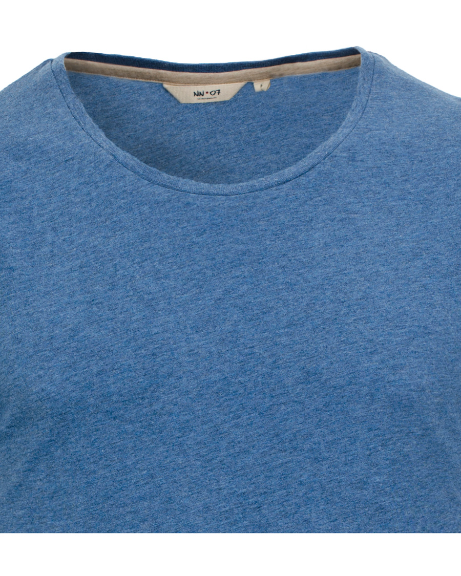 Homme | T-shirts | NN07 | Iver 3116 T-Shirt Mid Blue Melange