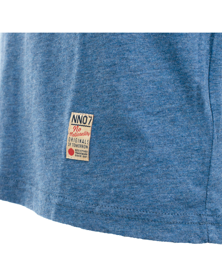 Homme | T-shirts | NN07 | Iver 3116 T-Shirt Mid Blue Melange
