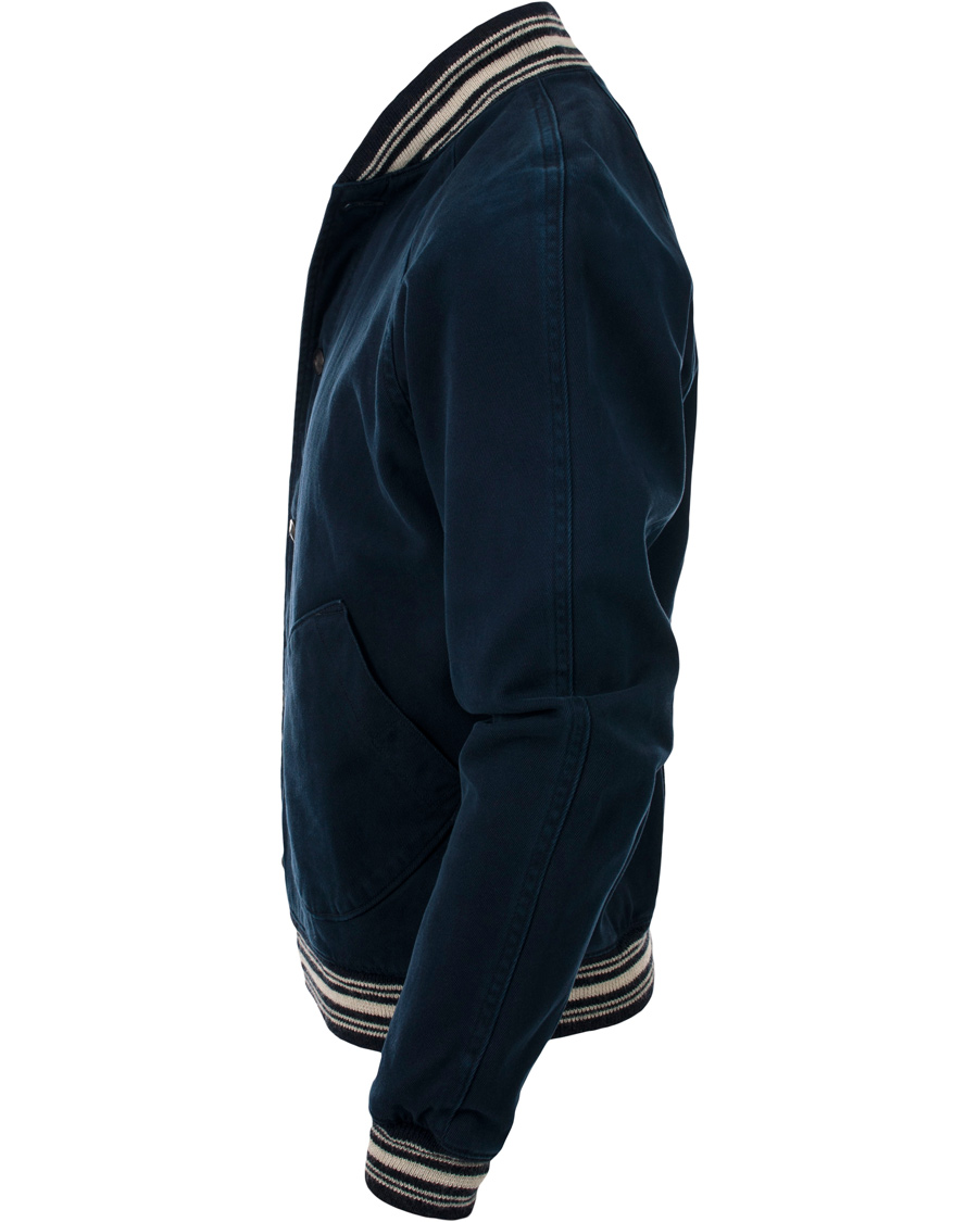 Homme | Manteaux Et Vestes | Polo Ralph Lauren | Reversible Satin Varsity Jacket Navy