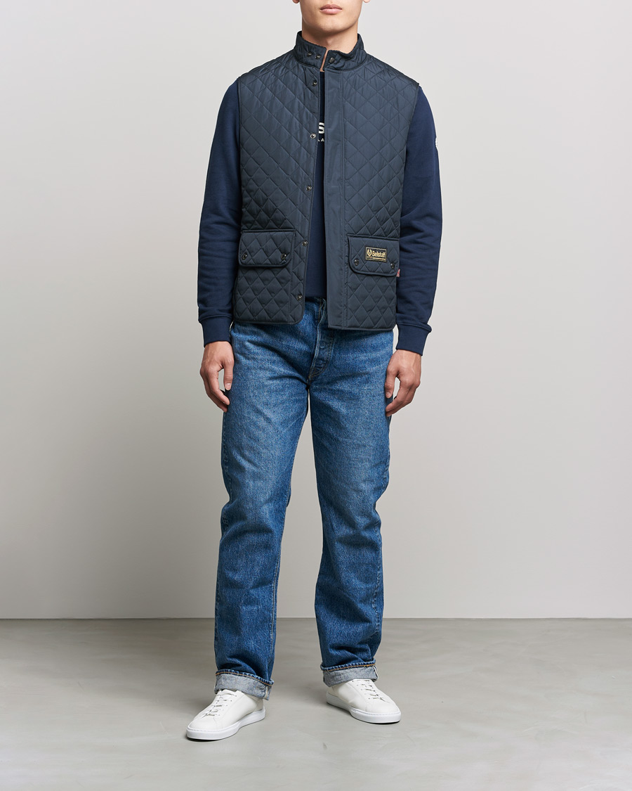 Heren | Jassen | Belstaff | Waistcoat Quilted Navy