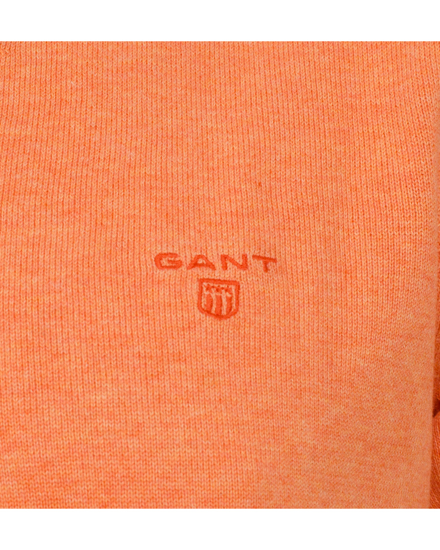 Heren | Truien | GANT | Light Weight Cotton V-Neck Pullover Carrot Melange